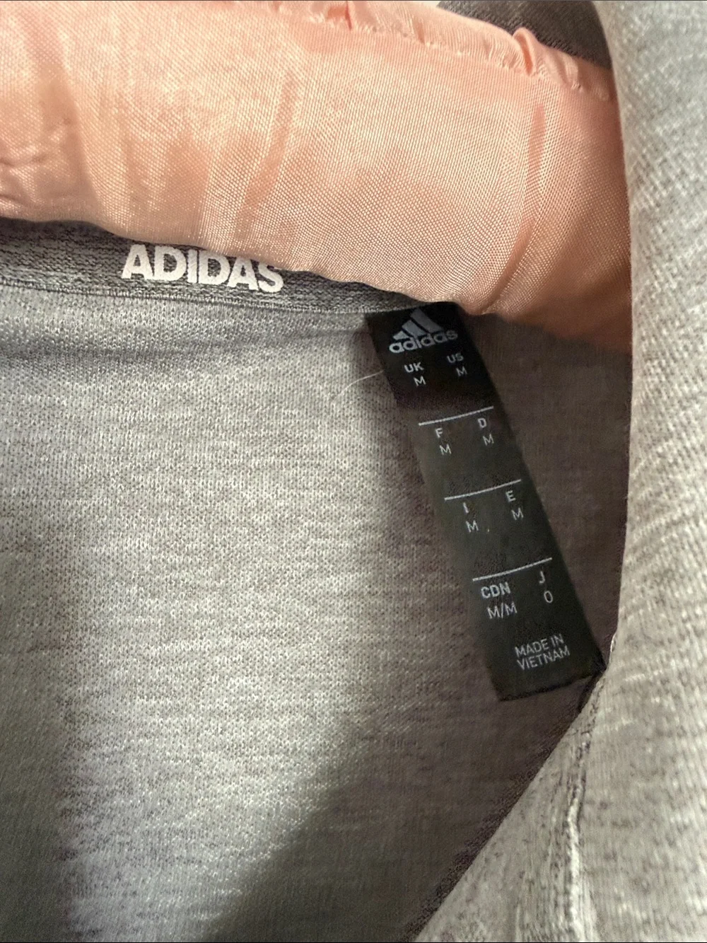 adidas Gray Men's Performance Polo with Black Logo